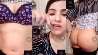 Pakistani influencer Ayesha Akram boobs viral sex clip