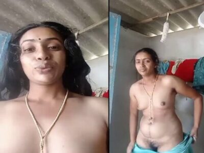 Telugu village aunty naked xxx and hairy pussy xvideo