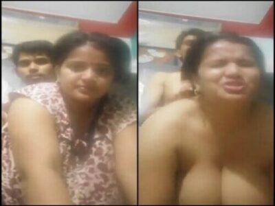Hanging big boobs bhabhi sex with Devar in doggy fuck