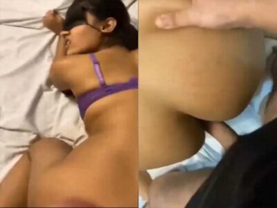 Blindfolded girlfriend pussy fucked by her indian bf xnxx