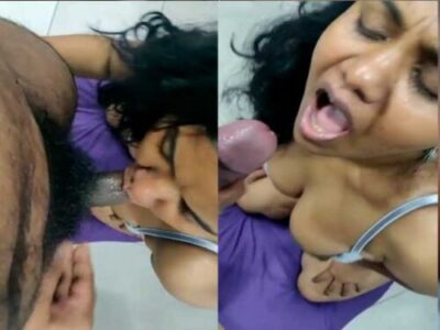 Hot Tamil wife deep cock sucking and drinking cum of hubby