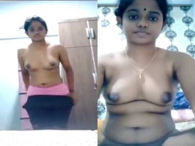 Cute horny Tamil girl striptease nude xxx video call