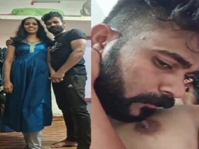 Sexy Mallu xxx wife nipple sucking and pussy licking