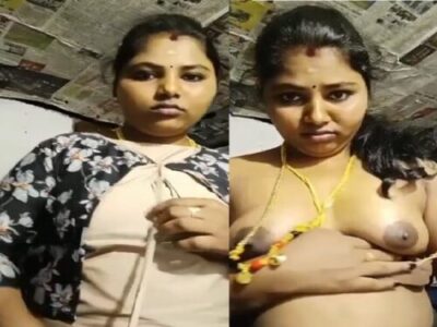Striptease Tamil aunty video call xxx showing her hairy pussy
