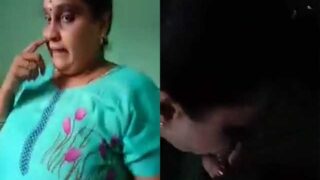 Big boobs mature aunty giving blowjob xxx