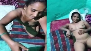 Village Tamil sex mature aunty putting condom before sex