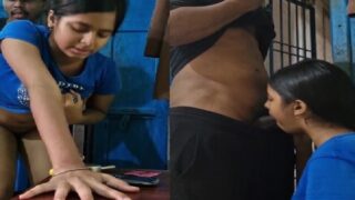 Village office girl hot Indian blowjob and viral sex