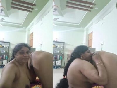 Tamil sex aunty rimjob to husband viral sex