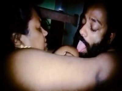 Fatty Mallu aunty fucking her lover from top in dark room