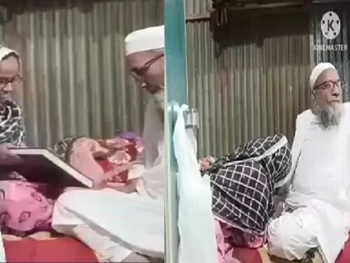 Pakistani Chachi quick blowjob to chacha in desi mature sex