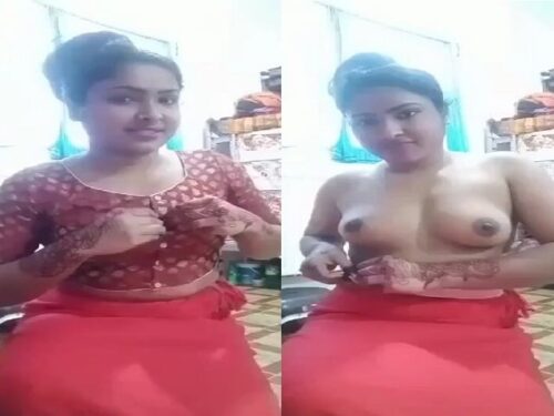 GF changing saree after function video call to horny bf xxx mms