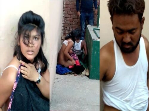Desi lover caught fucking in Indian sex
