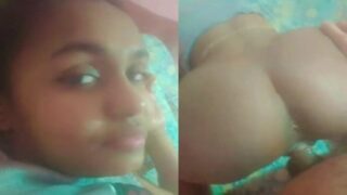 xxx Indian housewife doggy hard sex at home
