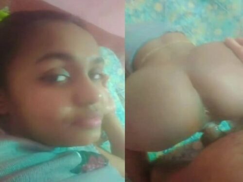 xxx Indian housewife doggy hard sex at home