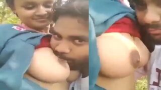 Indian lovers sex outside huge boob sucking xxx xvideo
