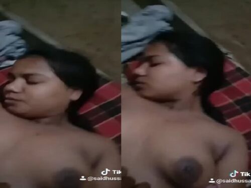 TikTok uncut sex xvideo of village girlfriend with lover