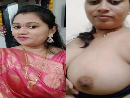 Marathi bhabhi big boobs showing viral selfie Indian MMS
