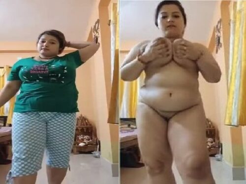 Chubby Hindi housewife secret video call naked big boobs and pussy xxx