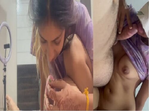 Sexy boobs Housewife blindfolded desi blowjob viral nude sex