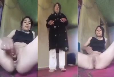 Pashto porn lady masturbating with a brinjal Paki sex mms
