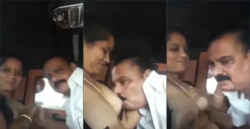 Old uncle sucking aunty boobs in car free online sex mms