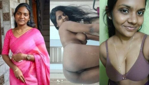 Leaked mms Tamil girlfriend nude strip tease showing her big boobs