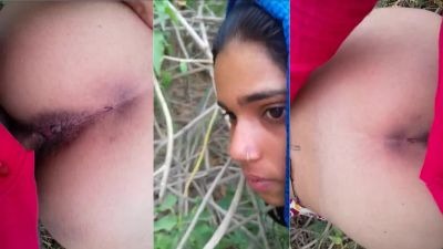 Outdoor desi xxx mms bf fucking her gf in jungle viral leak
